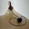 Mid-Century Glass and Wood Lamp, 1970s, Image 4