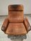 Brown Patinated Adjustable and Swivable Relax Chair from De Sede 50 5