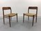Danish Teak No. 75 Chairs by Niels Møller for J. L. Møllers, Set of 2 7