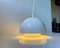 Scandinavian Modern Pendant Lamp in White Enamel by Fog & Menup from Fog & Mørup, 1970s, Image 4