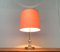 Vintage Danish Glass Palace Table Lamp by Michael Bang for Holmegaard 12