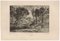 Incisione originale di Jean Baptiste Corot, Souvenir de Toscane, XIX secolo, Immagine 1