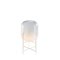 Oda Medium in Moonlight White and White Floor Lamp by Sebastian Herkner for Pulpo 1