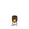 Oda Small in Smoky Grey Acetato and Black Table Lamp by Sebastian Herkner for Pulpo, Image 1