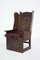 Antike Sessel aus Holz & Stoff, 2er Set 10