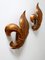 Mid-Century Modern German Gilt Metal Lily Sconces by Hans Kögl 1970s, Set of 2, Image 14