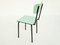 Large Pistachio Green Laminate Table & Suspended Chairs, Set of 9, Image 16