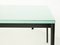 Tavolo grande in laminato verde con sedie, set di 9, Immagine 9