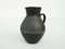 Kleiner schwarzer schwarzer Keramikkrug von Luzern Handarbeit, 1950 3