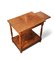 20th Century English Rustic Oak Two Tier Plank Side Table 3