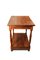 20th Century English Rustic Oak Two Tier Plank Side Table 4