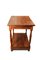 20th Century English Rustic Oak Two Tier Plank Side Table, Image 4