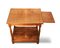 20th Century English Rustic Oak Two Tier Plank Side Table 2