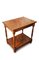 20th Century English Rustic Oak Two Tier Plank Side Table, Image 1