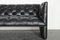 Black Leather Sofa by Wittmann Edwards, Image 6