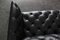 Sofá de cuero negro de Wittmann Edwards, Imagen 9