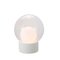 Medium Boule in Clear & Opal White Glass with a White Base Floor Lamp by Sebastian Herkner for Pulpo & Rosenthal, Image 1