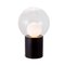 Lámpara de mesa High Boule de vidrio blanco opalino con base negra de Sebastian Herkner para Pulpo & Rosenthal, Imagen 1