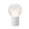 Lámpara de mesa High Boule de vidrio blanco opalino con base blanca de Sebastian Herkner para Pulpo & Rosenthal, Imagen 1