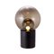 Lampe de Bureau High Boule Gris Fumé avec un Socle Noir par Sebastian Herkner pour Pulpo & Rosenthal 1