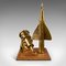 Antikes englisches Schiffs-Log Schreibtisch-Ornament aus Messing, 1920 5