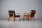 Leather Senator Chairs by Ole Wanscher for France & Søn, 1950s, Set of 2 2
