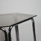 Vintage Smoked Glass & Tubular Framed Dining Table, Image 3