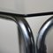 Vintage Smoked Glass & Tubular Framed Dining Table, Image 4