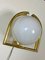 Bauhaus Brass & Opaline Wall Lamp, 1930s 20