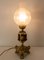 Mid-Century French Lion Bronze Table Lamp 5