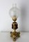 Mid-Century French Lion Bronze Table Lamp 1