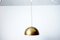 Mid-Century German Space Age Pendant Lamp in Bronze from Staff 22