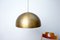 Mid-Century German Space Age Pendant Lamp in Bronze from Staff 20