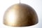 Mid-Century German Space Age Pendant Lamp in Bronze from Staff 15