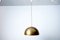 Mid-Century German Space Age Pendant Lamp in Bronze from Staff 1