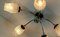 Black Lacquer & Chrome Sputnik Spider Ceiling Lamp, 1960s, Image 6