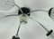 Black Lacquer & Chrome Sputnik Spider Ceiling Lamp, 1960s, Image 7