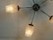 Black Lacquer & Chrome Sputnik Spider Ceiling Lamp, 1960s 3