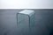 Vintage Italian Glass Side Table from Fiam, 1980s, Image 1