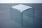 Vintage Italian Glass Side Table from Fiam, 1980s, Image 2
