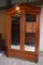 Large Antique Walnut Mirror Cabinet, Image 1