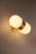 Nuvol Double Brass Wall Light by Contain 8