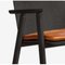Schwarzer Valo Sessel mit natürlichem Leder von Made by Choice 2