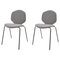 Fabric Loulou Chairs by Shin Azumi, Set of 2 1
