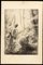 La mort et le bûcheron, Acquaforte originale, 1876, Immagine 1