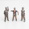 Figurines Traditionnelles, Espagne, 1950, Set de 3 4