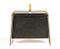 Vintage Brass and Leather Magazine Rack from Illums Bolighus, Image 1