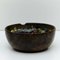 Large Olive Wood Bowl with Murano Glass Candy, 1970s 3