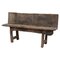 Rustic Bench in Solid Wood, 1920, Image 1