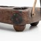 Vassoio antico rustico in ferro e legno, anni '50, Immagine 12